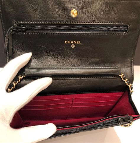 chanel woc black lambskin|Classic wallet on chain .